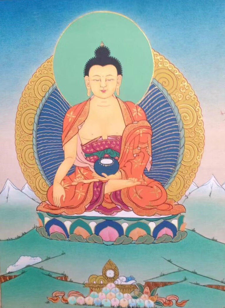Thangka Painting - Shakyamuni Buddha
